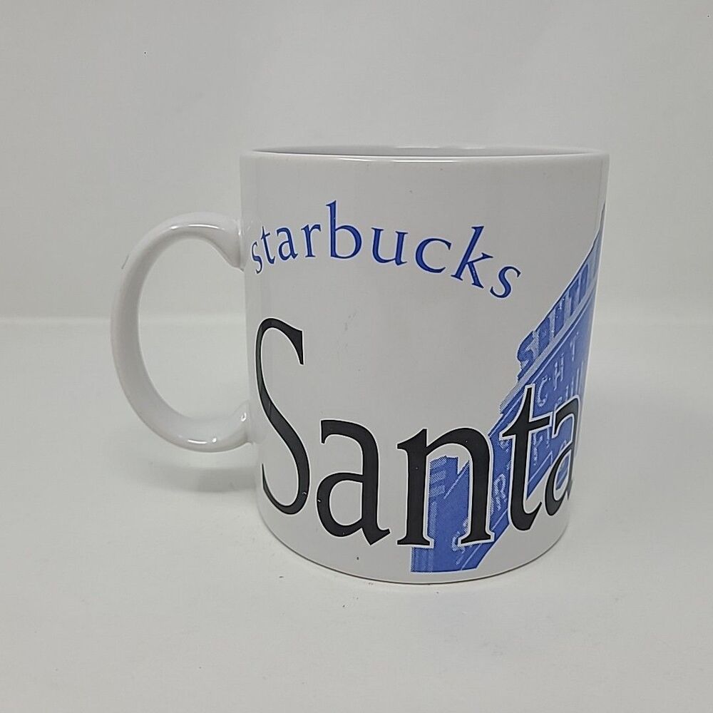 Starbucks Santa Monica City Mug 1994 Collectible Coffee Tea Glassware VTG